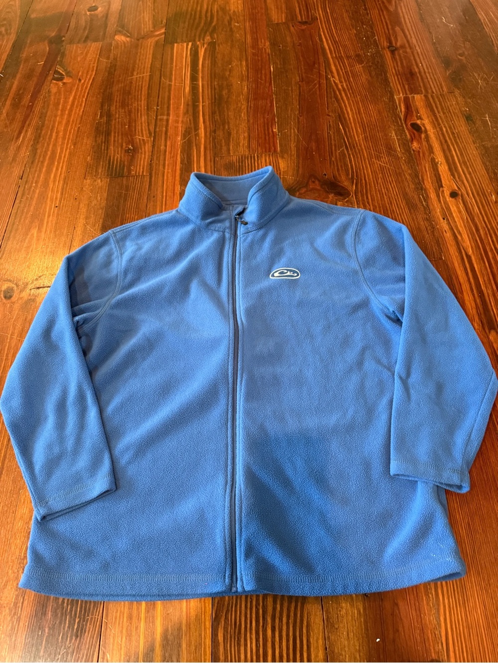 Kids Drake Royal Blue Zip-Up Fleece Pullover
